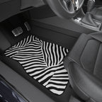 Patchwork zebra print car mats, product view 8