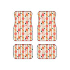 Peach fruit print car mats, product view 6