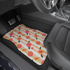 Peach fruit print car mats, product view 8