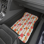 Peach fruit print car mats, product view 9