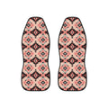 Pink aztec diamond car seat covers, set of two front seat covers
