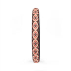 Pink aztec diamond steering wheel cover, product view 5