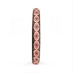 Pink aztec diamond steering wheel cover, product view 6