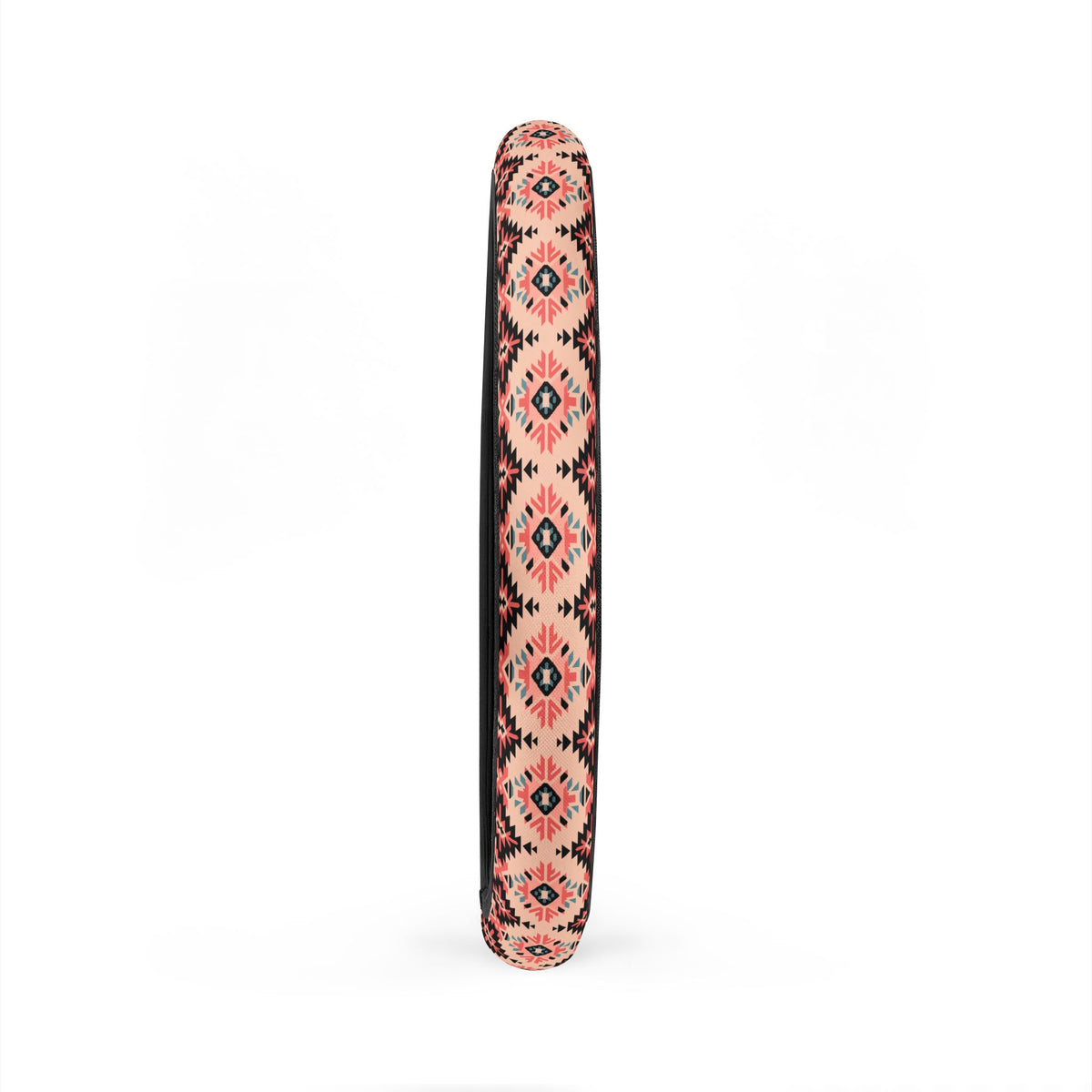 Pink aztec diamond steering wheel cover, product view 6