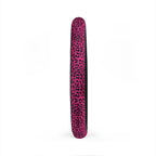 Pink black leopard print steering wheel cover, product view 5