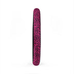 Pink black leopard print steering wheel cover, product view 6