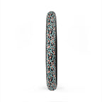 Pink blue leopard print steering wheel cover, product view 5
