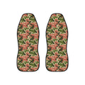 Pink camo car seat covers, set of two front seat covers
