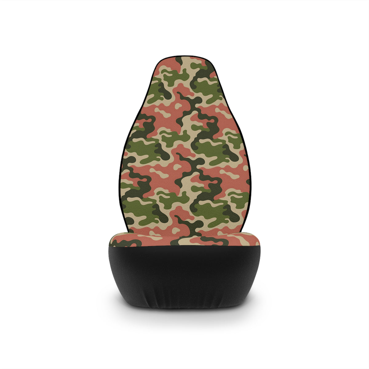 Pink camo car seat covers, product view 4