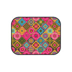 Pink floral car mats, product view 4