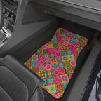 Pink floral car mats, product view 9