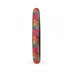Pink floral steering wheel cover, product view 5