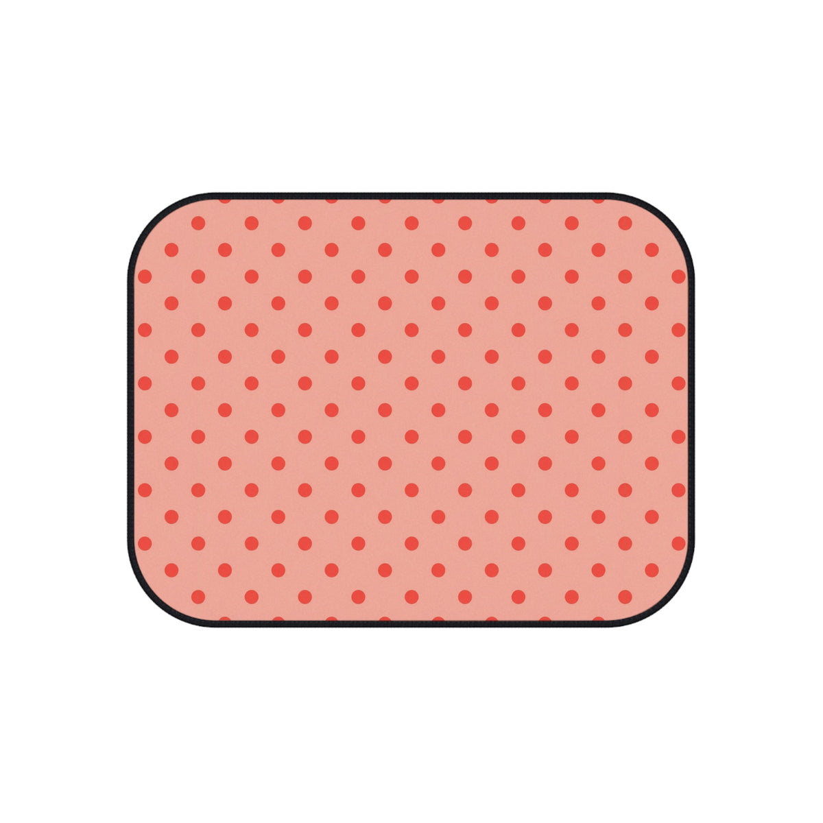Pink polka dot car mats, product view 5