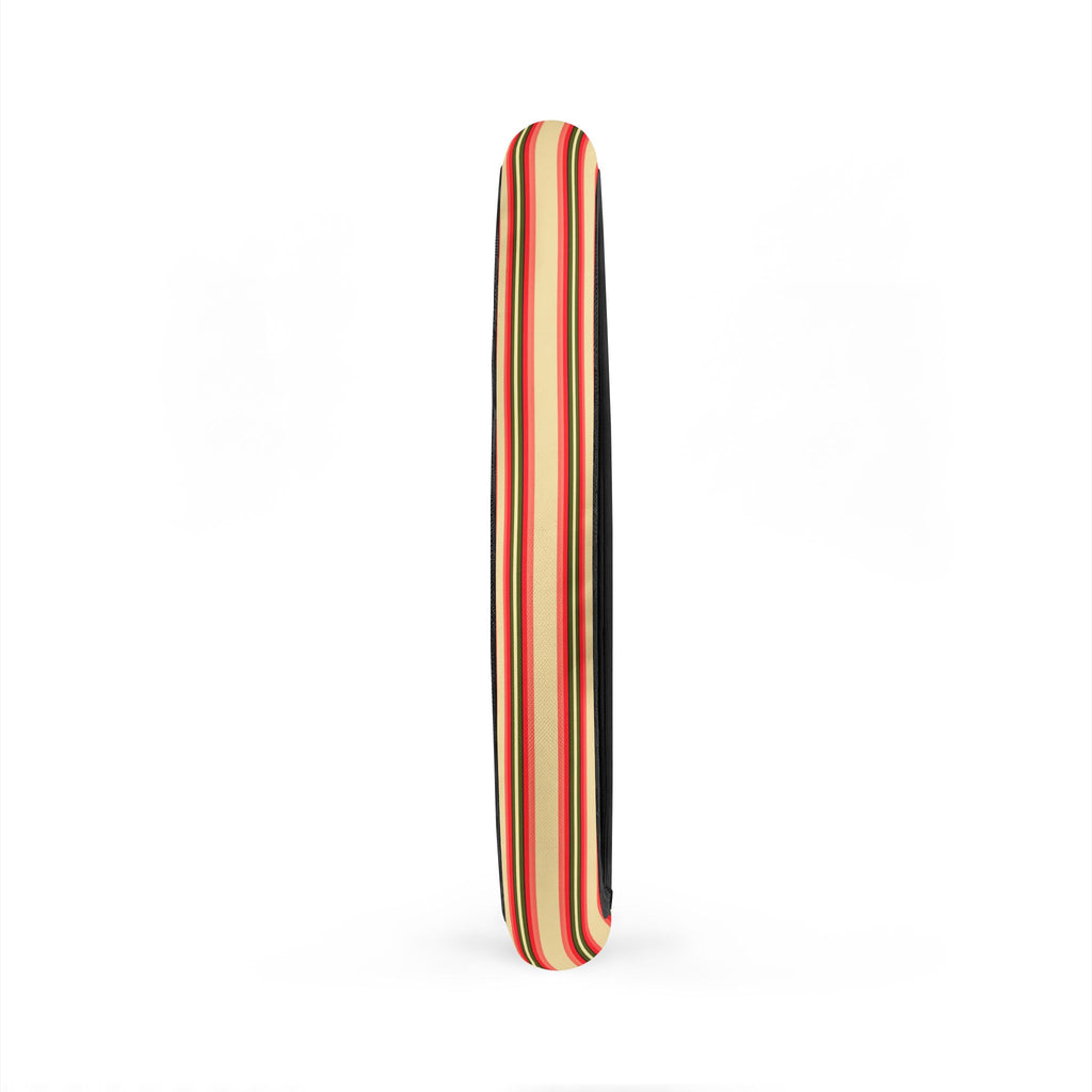 Pink stripe steering wheel cover, product view 5