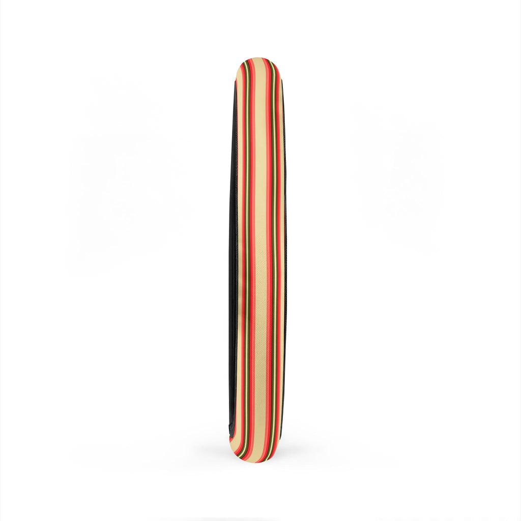 Pink stripe steering wheel cover, product view 6