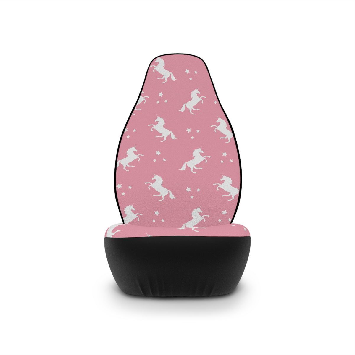 Pink unicorn car seat covers, product view 4