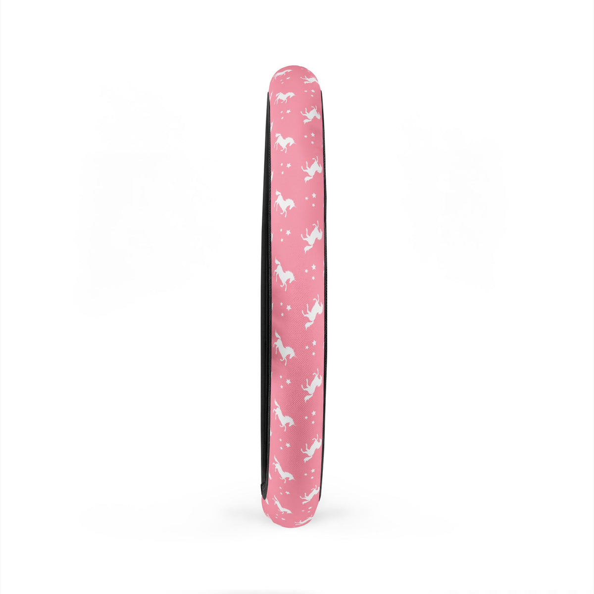 Pink unicorn steering wheel cover, product view 6