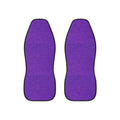 Purple rainbow glitter car seat covers, set of two front seat covers