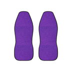 Purple rainbow glitter car seat covers, set of two front seat covers