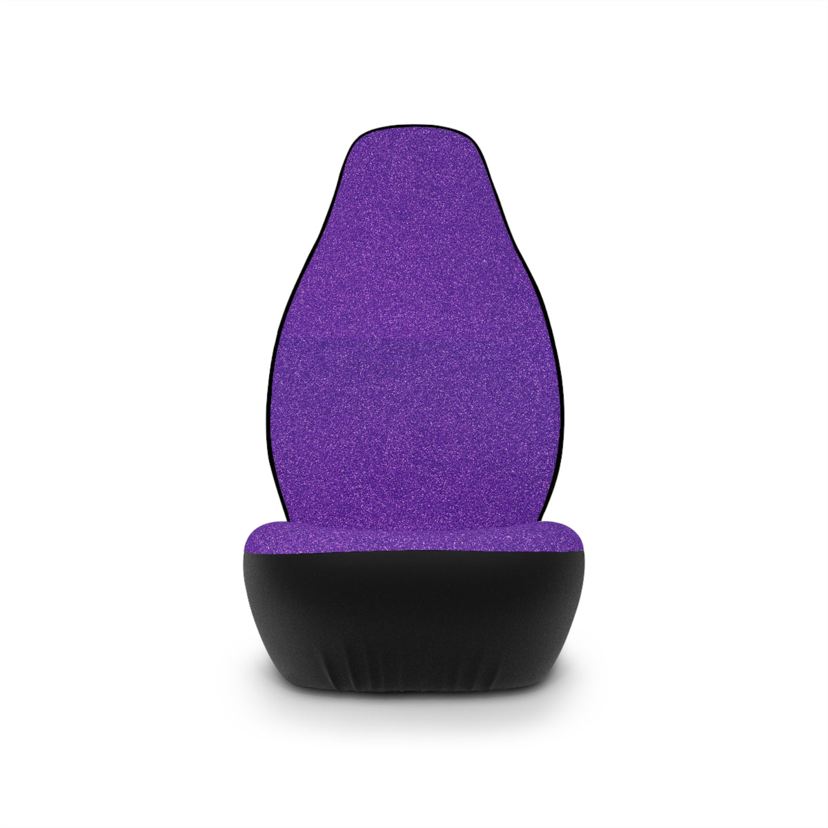Purple rainbow glitter car seat covers, product view 3