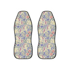 Purple unicorn swan car seat covers, set of two front seat covers