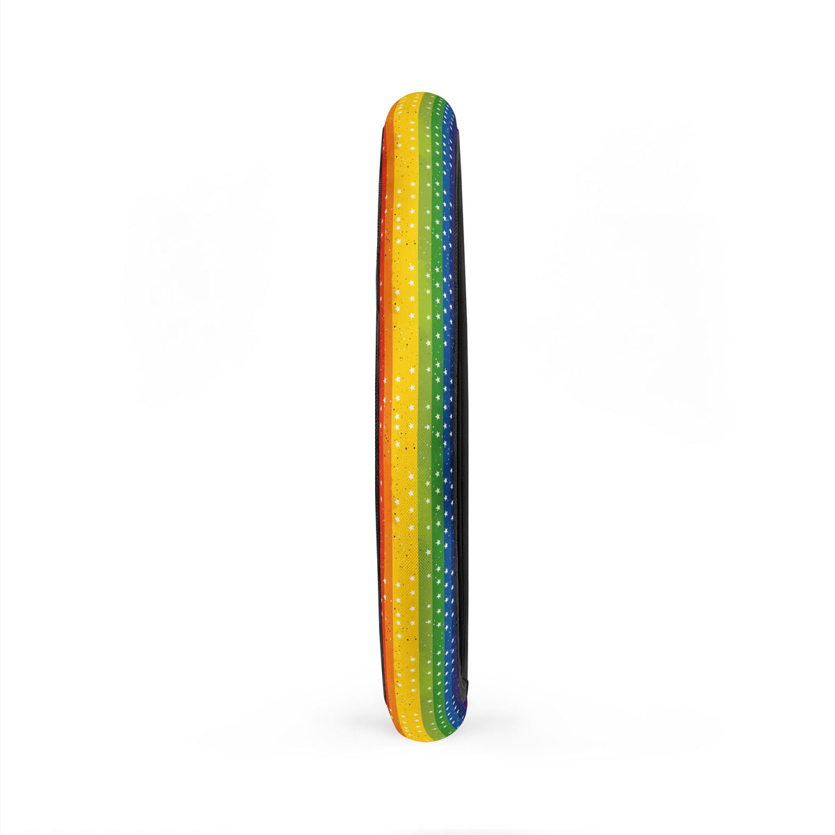 Rainbow American flag steering wheel cover, product view 5