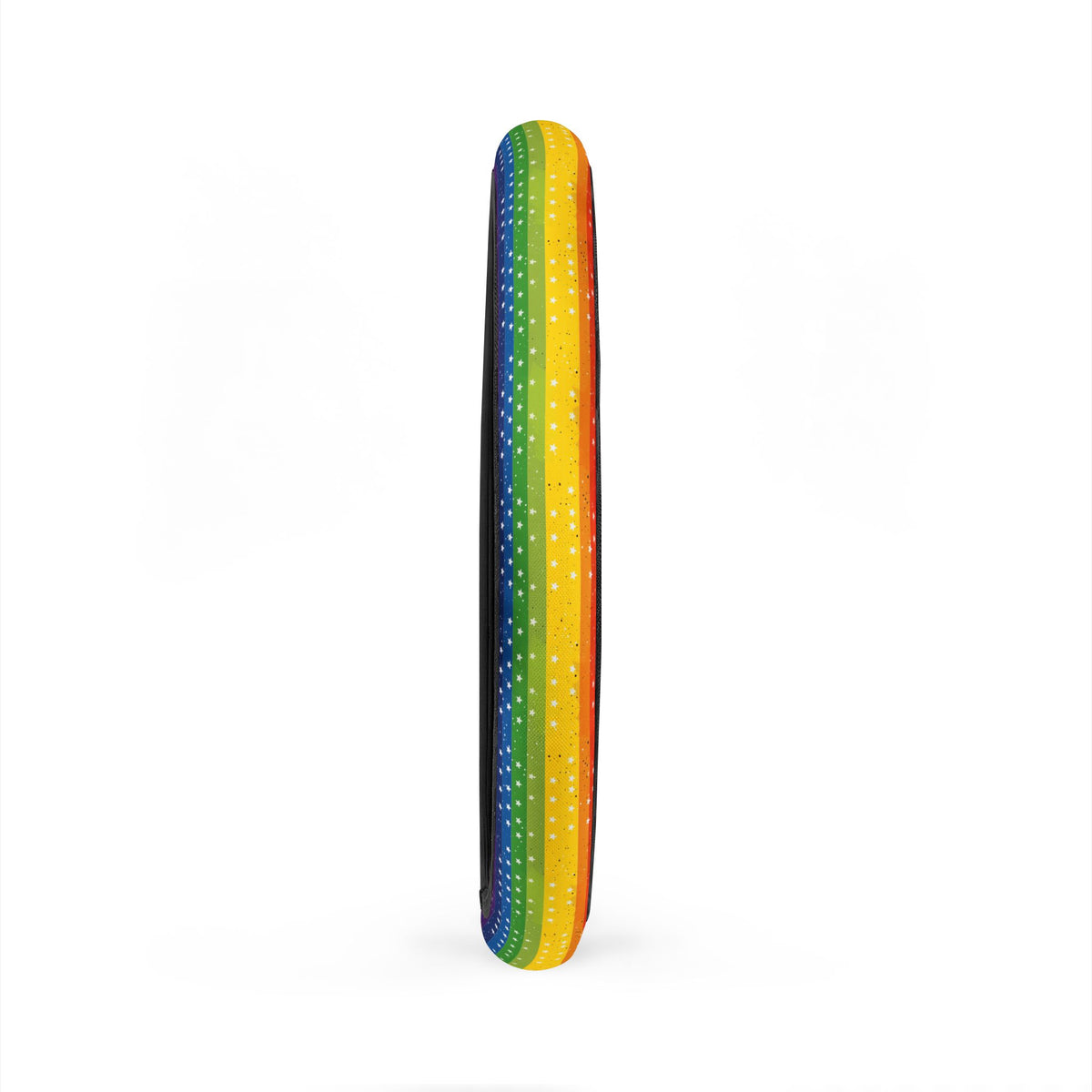 Rainbow American flag steering wheel cover, product view 6