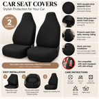 Rainbow heart pride car seat covers overview with features, installation steps and care instructions
