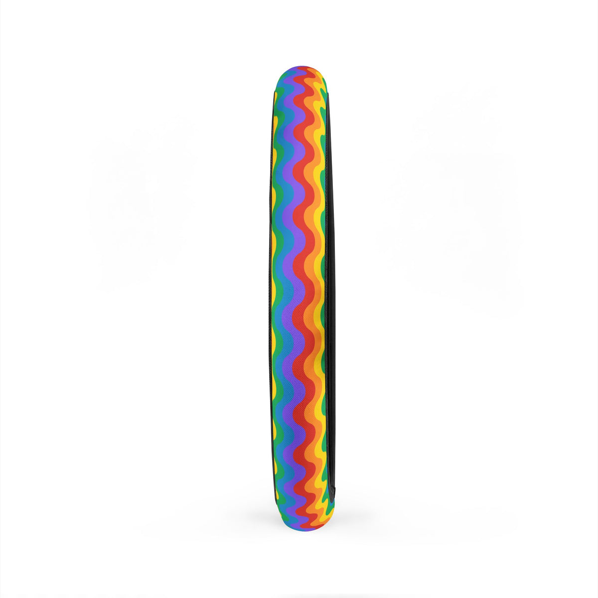 Rainbow wave pride steering wheel cover, product view 5