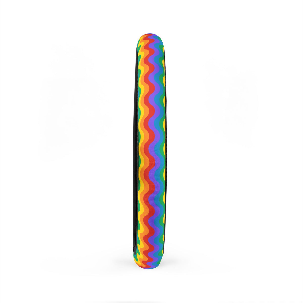 Rainbow wave pride steering wheel cover, product view 6
