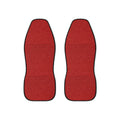 Red rainbow glitter car seat covers, set of two front seat covers