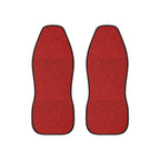 Red rainbow glitter car seat covers, set of two front seat covers