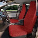 Red rainbow glitter car seat covers, product view 3