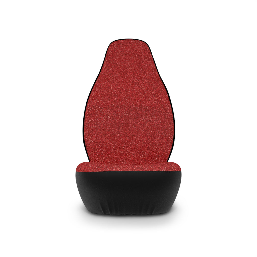 Red rainbow glitter car seat covers, product view 4
