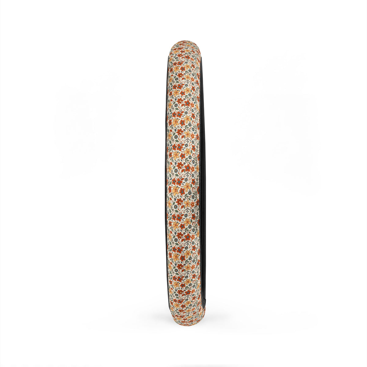 Retro flower print steering wheel cover, product view 5
