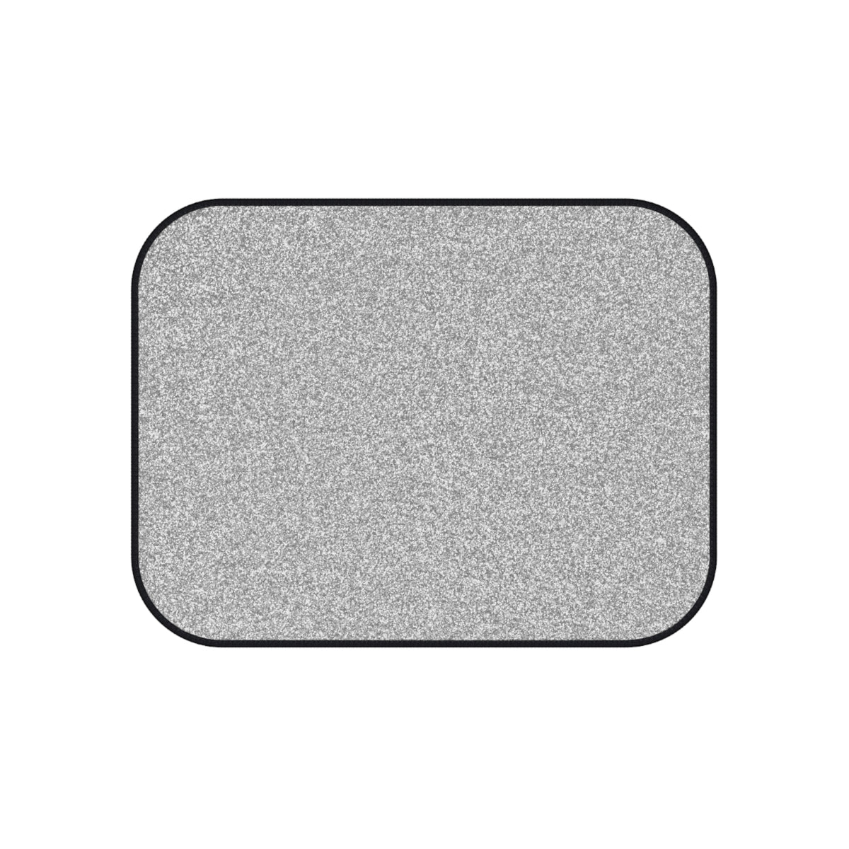 Silver rainbow glitter car mats, product view 5