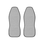 Silver rainbow glitter car seat covers, set of two front seat covers