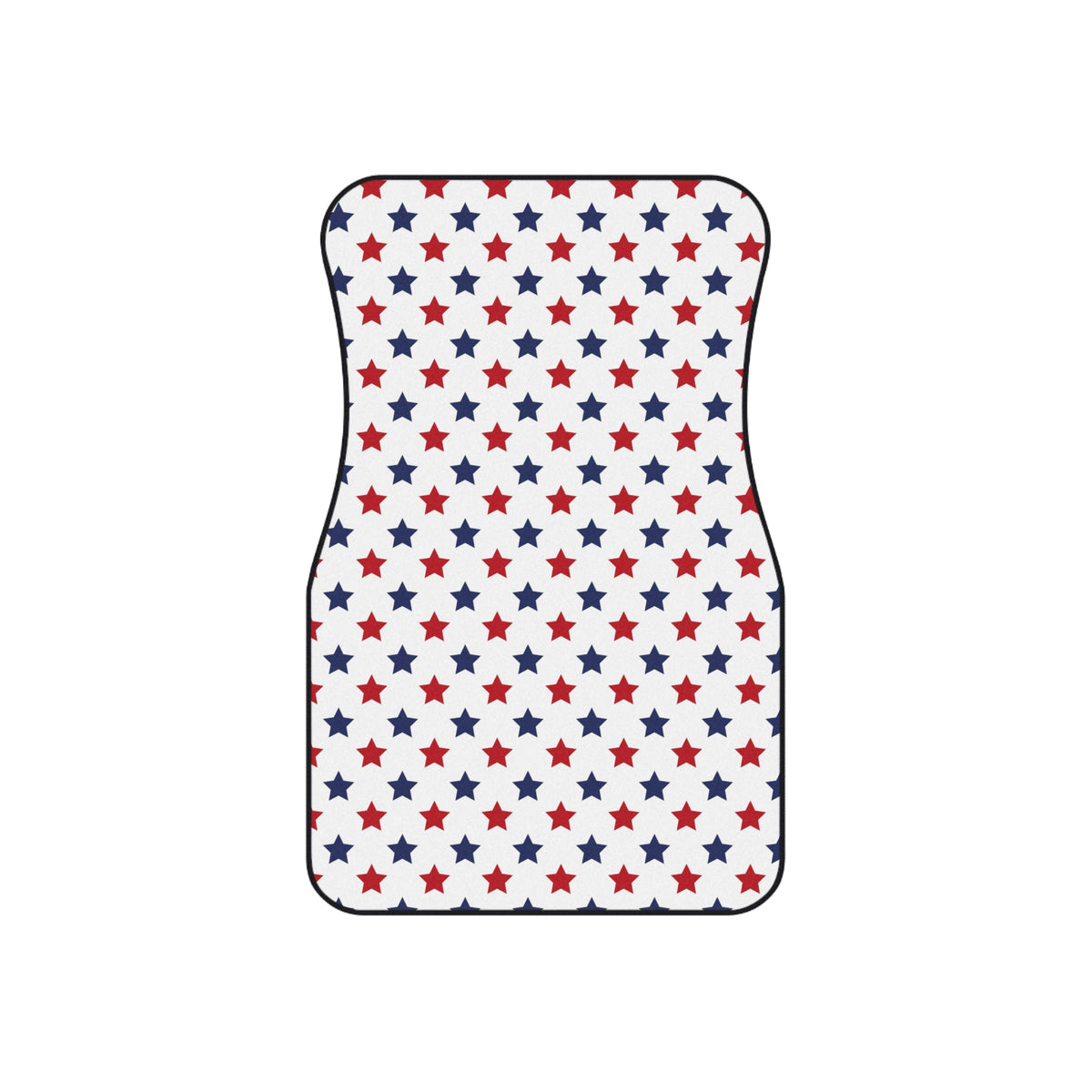 Star American flag car mats, set of four, front and rear mats