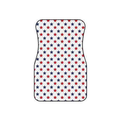 Star American flag car mats, set of four, front and rear mats