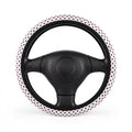 Star American flag steering wheel cover, on a steering wheel