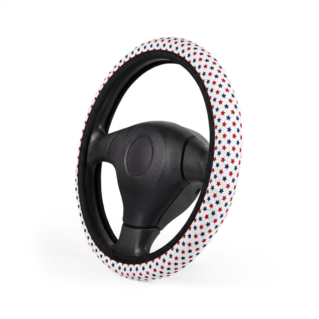 Star American flag steering wheel cover, product view 4