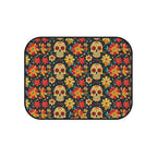 Sugar skull floral car mats, product view 4