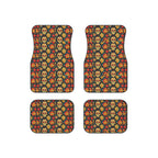 Sugar skull floral car mats, product view 6