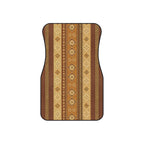 Tan desert boho car mats, product view 3