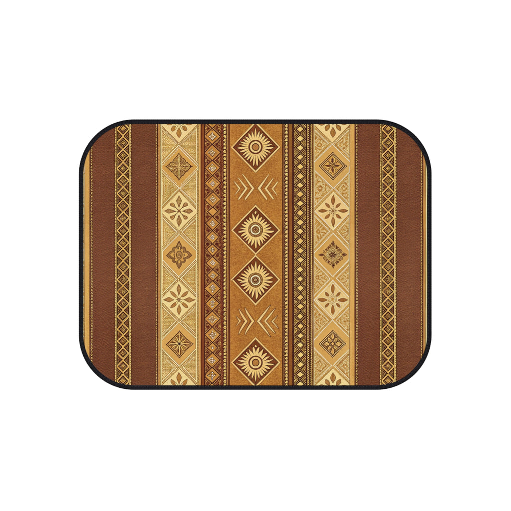Tan desert boho car mats, product view 5