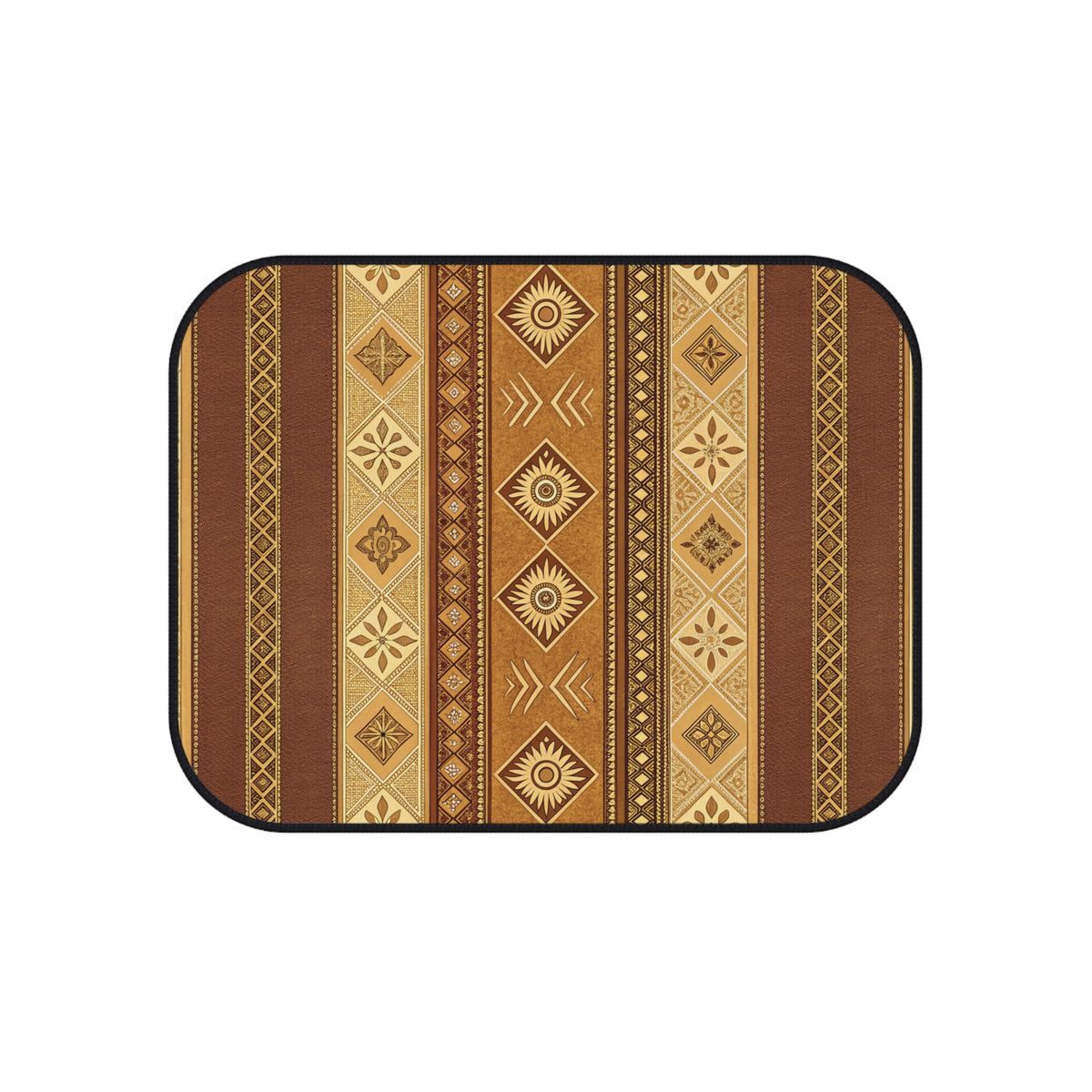 Tan desert boho car mats, product view 5