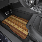 Tan desert boho car mats, product view 8