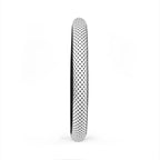 White big polka dot steering wheel cover, product view 5
