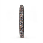 White brown leopard print steering wheel cover, product view 5