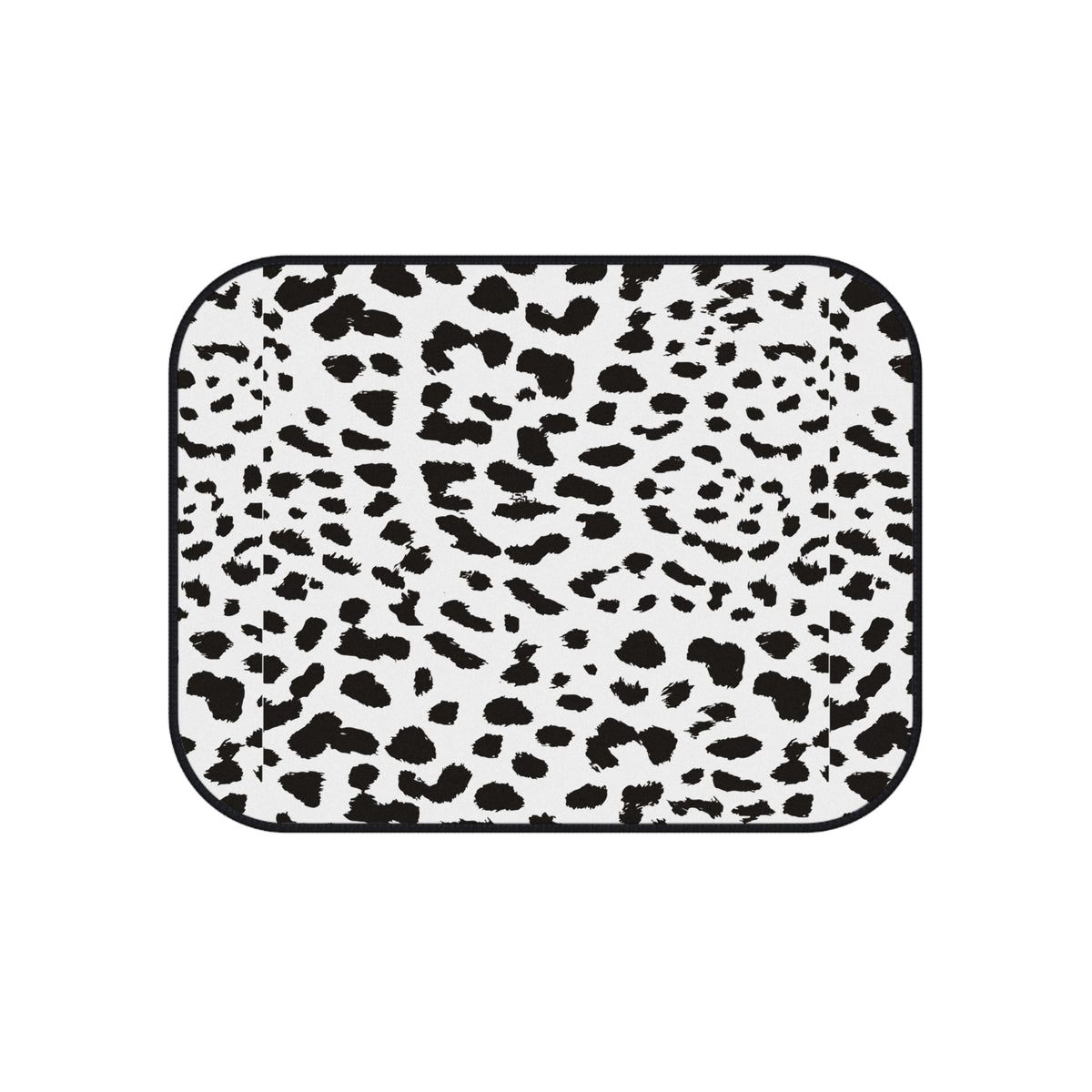 White leopard print car mats, product view 4
